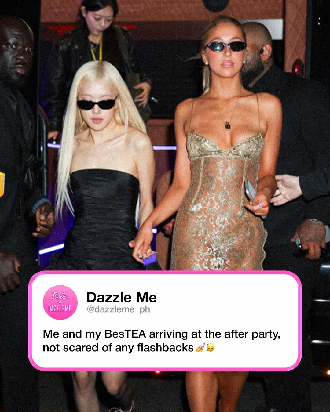 Dazzle Me glam moment